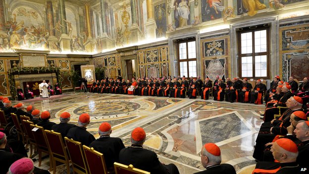 pope francis addressing the curia december the 22nd 2014 